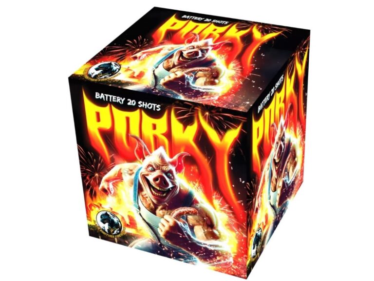 Ohňostroj Porky 20 rán 25 mm