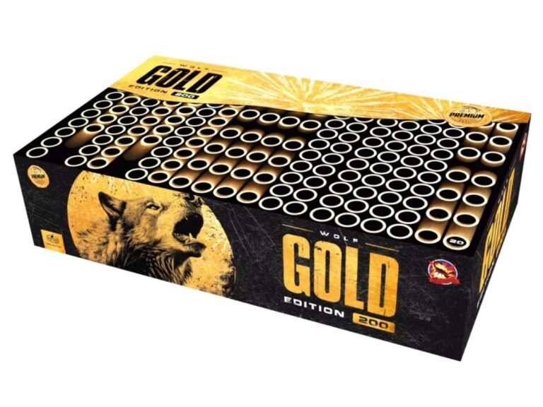 Ohňostroj Gold Edition Wolf 200 rán 20 mm